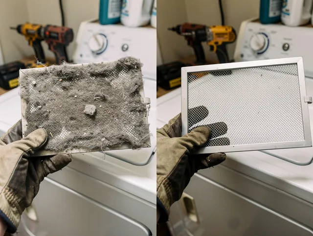 Professional lint trap cleaning by Boca Raton Dryer Vent Cleaning in Boca Raton