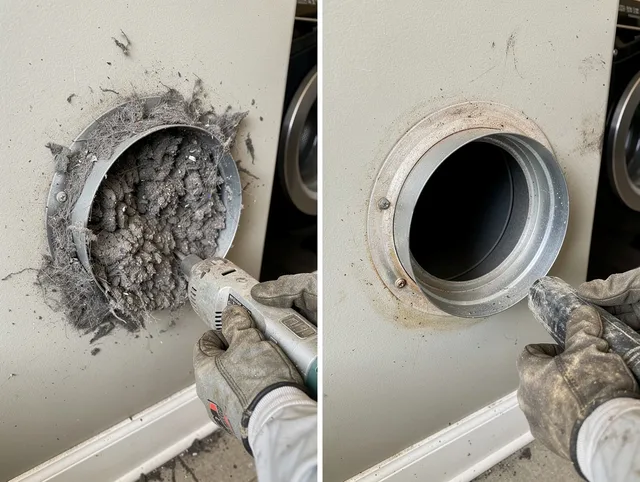 Professional clogged vent cleaning by Boca Raton Dryer Vent Cleaning in Boca Raton
