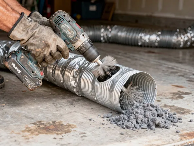 Professional duct cleaning by Boca Raton Dryer Vent Cleaning in Boca Raton