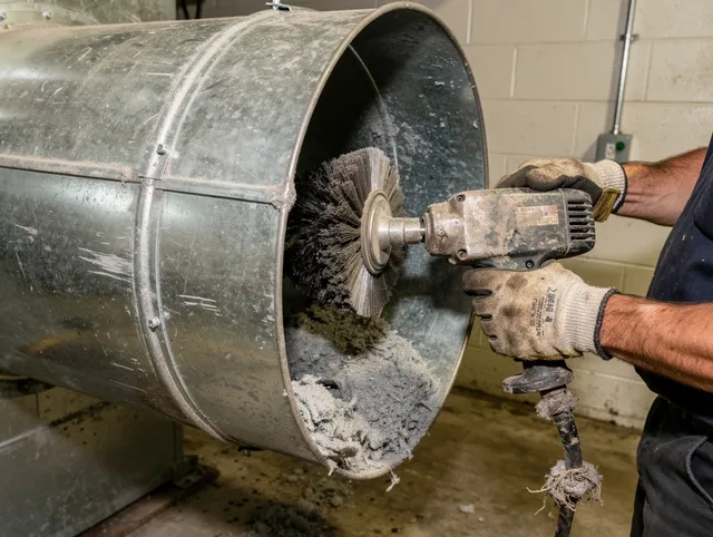 Industrial-grade dryer vent cleaning by Boca Raton Dryer Vent Cleaning in Boca Raton